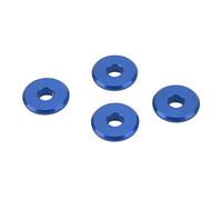 BTOSEP 4 Pcs Wheel Adapter Gasket Aluminum Alloy Durable Replacement for UDR 1/7 RC Car Parts (Blue)