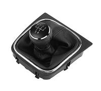BTOSEP 5 Speed Gear Shift Knob Gaiter Boot Complete Kit for MK5 MK6 2005-2014 Stylish Chrome Finish and Durable Material