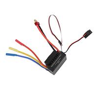 BTOSEP 60A Waterproof Brushless ESC with Enhanced Throttle Response for 1/10 RC Cars, Durable Plastic, Compact Size 50x35x32mm (T insert)