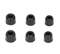 BTOSEP 6pcs Replacement Eartips Memory Foam Earplugs Noise Reduction for Earphones 4.3mm-6.0mm Compatible with Most Models (Black)