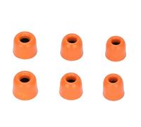 BTOSEP 6pcs Replacement Eartips Memory Foam Earplugs Noise Reduction for Earphones 4.3mm-6.0mm Compatible with Most Models (Orange)