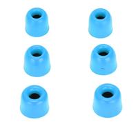 BTOSEP 6pcs Replacement Eartips Memory Foam Earplugs Noise Reduction for Earphones 4.3mm-6.0mm Compatible with Most Models (Blue)
