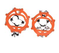 BTOSEP 8-Tooth Crampons, Lightweight and Functional Outdoor Gear | Strong traction performance, resistant to cold, various terrains, versatile for hiking, compact design