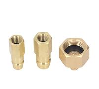 BTOSEP AC Retrofit Fitting Adapter, Copper Conversion Kit with High Low Pressure for R134A Refrigerant Bottle System, 1/4 in SAE Thread Automotive Air Conditioner