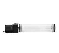 BTOSEP Acrylic Water Cooling Tank with 19W Pump, Durable Cylinder Reservoir for Liquid Cooling Systems, Heat-Resistant Crystal Clear Design (210mm)