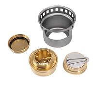 BTOSEP Alcohol Burner Lightweight Camping Stove for Outdoor Cooking Portable Alcohol Stove for Camping Picnic (Gray)