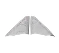 BTOSEP Aluminium Alloy Door Speaker Cover, 2 Pcs Rustproof Tweeter Trim Stickers for E Class W212 2013-2016, Easy Installation Car Audio Accessories