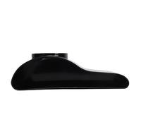 BTOSEP Aquarium Underground Tunnel Decorative Plastic Hideout for Fish and Shrimp in Fish Tank, Easy Installation, Safe Material, Ideal Scenery, 18x9cm (Black)