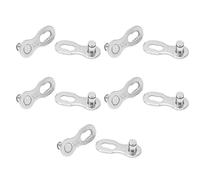 BTOSEP Bicycle Missing Link Durable Steel Quick Release Link for Bike Chain 5 Pairs for Outdoor Enthusiasts (10 Speed)