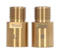 BTOSEP Bike Pedal Extender, 20mm Steel Spacer | Durable steel, Compatible with 9/16 threads, Improves pedaling efficiency