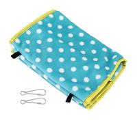BTOSEP Bird Bed Foldable Comfortable Hanging Hammock for Parrots Hamsters Squirrels Flannel 10.2x7.9x7.1in 1 Unit (Green)