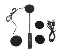 BTOSEP Bluetooth 5.0 Motorcycle Helmet Headset Designed for Easy Hands-Free Calling and Noise Cancellation Black Color