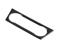 BTOSEP Car AC Control Panel Cover Trim, Carbon Fiber Frame, Self-Adhesive Design for A/B/CLA/GLA 2012-2018, Glossy Black, 1 Unit (Pure Color)
