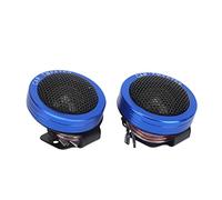 BTOSEP Car Audio Tweeter 150W Mini Dome Speaker High Efficiency Sound for Universal Car Audio System 2 Pack (Blue)