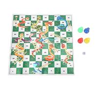 BTOSEP Children Fun Chess Game Set Portable Easy Storage for Family Travel in Durable Plastic (Type 2)