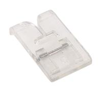 BTOSEP Clear Open Toe Satin Stitch Presser Foot, Durable Transparent Plastic for Sewing Machine, Prevents Skipped Stitches, Ideal for Light Fabrics, 1 Unit