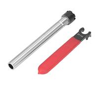 BTOSEP Collet Chuck Holder 1-7mm High Precision CNC Spacer Sleeve/Shaft Extender for Milling Machines 40Cr Material (C12-ER11M-100L)