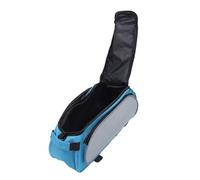 BTOSEP Cycle Rear Rack Bag Reflective Trim Easy Access Design for Nighttime Rides 1 Unit (Blue Grey)