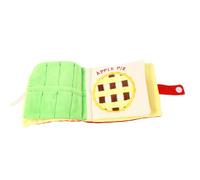 BTOSEP Dog Plush Book Squeaky Toy Adorable Crinkly Treat Dispenser for Engaging Activity Soft Material 1 Piece