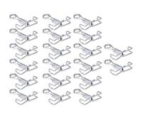 BTOSEP Durable 20PCS Stainless Steel Clamp Spring Clips for Testing and Scientific Experiments Rust-Resistant and High Hardness