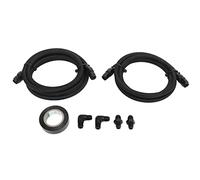 BTOSEP Durable Transmission Cooler Hose Line Kit for High-Performance Gearbox Cooling, Black Anodized with Accessories Included