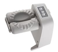 BTOSEP Electric Dumpling Maker Machine Automatic Easy Dumpling Machine with Spoon Brush for Home Cooking ABS Material (Light Gray)
