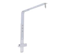 BTOSEP Fish Tank Light Bracket Aluminum Alloy Professional Adjustable Height Aquarium Light Stand Kit for Hanging Lamp (Silver)