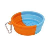 BTOSEP Foldable Pet Bowl Portable Silicone Travel Dish for Dogs Cats Small Animals 1 Unit