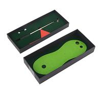 BTOSEP Game Practice Set Elegant Mini Desktop Set for Office Fun with Zinc Alloy Pen and Putting Mat 2 Balls