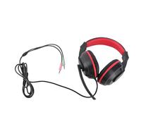 BTOSEP Gaming Headset with Microphone Ergonomic Design 3D Surround Sound for PC and Laptop Black Red