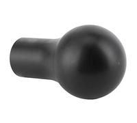 BTOSEP Gear Shift Knob Elegant Black Smooth Feel Gear Shifter Head for RALLIART 14mm Inner Diameter PVC 1 Unit