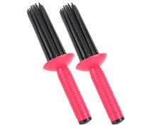 BTOSEP Hair Curler Fluffy Curling Roll Comb Hair Styling Tools for Women Men 2pcs 9.8x2.2in