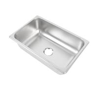 BTOSEP Heavy Duty Stainless Steel Kitchen Sink Efficient Drainage Bar Sink for Outdoor Cooking 12.44x8.11x3.94in