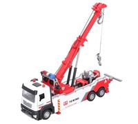 BTOSEP Heavy Engineering Crane Truck Model Realistic Design with Sound and Light Features for Kids Imaginative Play and Learning