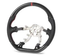 BTOSEP Hydro Dip Steering Wheel Carbon Fiber Style with Perforated Leather for 1997-2004, Enhanced Grip and Comfort