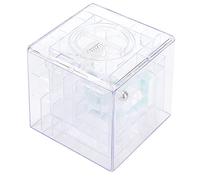 BTOSEP Innovative Money Bank, Maze Coin Saving Box (White) | Fun game, develops logic skills, promotes patience, suitable for children