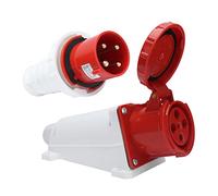 BTOSEP IP67 Socket 4 Pin Industrial Plug | Long-lasting polypropylene, High electrical conductivity, Effective sealing, Versatile in power plants, railways