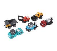 BTOSEP Kids Mini Construction Truck Toy Set, Durable Alloy Engineering Vehicles for Outdoor Play and Educational Fun, 6 Pack