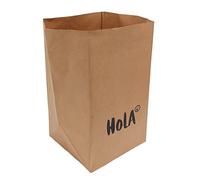 BTOSEP Kraft Paper Bag for Stylish Home Organization Large Capacity Washable Storage for Kitchen Living Room (Extra Large Size HOLA Pattern)