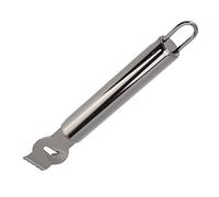 BTOSEP Lemon Peeler 304 Stainless Steel Easy Grip Citrus Zester for Quick Fruit Peeling Kitchen Tool 1 Unit (Black)