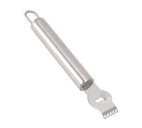 BTOSEP Lemon Peeler 304 Stainless Steel Easy Grip Citrus Zester for Quick Fruit Peeling Kitchen Tool 1 Unit (Silver)