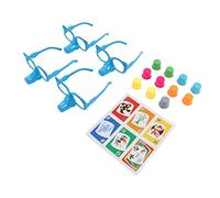 BTOSEP Liar Game Set, Interactive Growing Nose Tabletop Game with 4 Assemble Glasses and 24 Cards, for 2-4 Players Family Fun