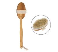 BTOSEP Long Body Massage Brush with Soft Bristles for Exfoliating and Cleansing Skin Care, 2 in 1 Design, Suitable for Shower and Bath, 40cm Size