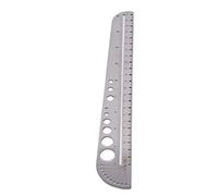 BTOSEP Metal Ruler Lightweight Professional Measuring Tool for Architects and Engineers 10.55in