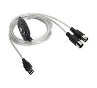 BTOSEP MIDI to USB Cable Premium Quality Cord for Connecting Instruments and Computers 2 Meters