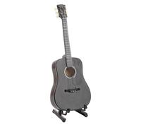 BTOSEP Mini Classical Guitar Model Black, Exquisite Musical Instrument Decoration for Children Room, 1 Unit