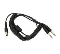 BTOSEP Mini XLR 5 Pin Headset Adapter Cable Durable and Portable for Dual GA Plugs Compatible with David Clark Avcomm ASA, 1 Unit