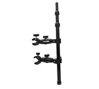 BTOSEP Motorcycle Camera Mount Kit, Durable Selfie Stick for Capturing Third Person Footage on Bikes and ATVs, Adjustable 47 Inch Aluminum Alloy, Includes Double Clamps