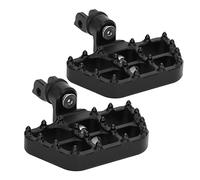 BTOSEP Motorcycle Front Foot Pegs Adjustable Anodized Replacement for F900R 2020-2022 with Antislip Design, CNC Aluminum, 1 Pair (Black)