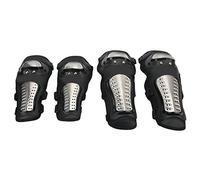 BTOSEP Motorcycle Knee Elbow Pads Protective Gear with Thick PE Shell for Safe Riding and Cycling Adjustable Size 4 Pieces